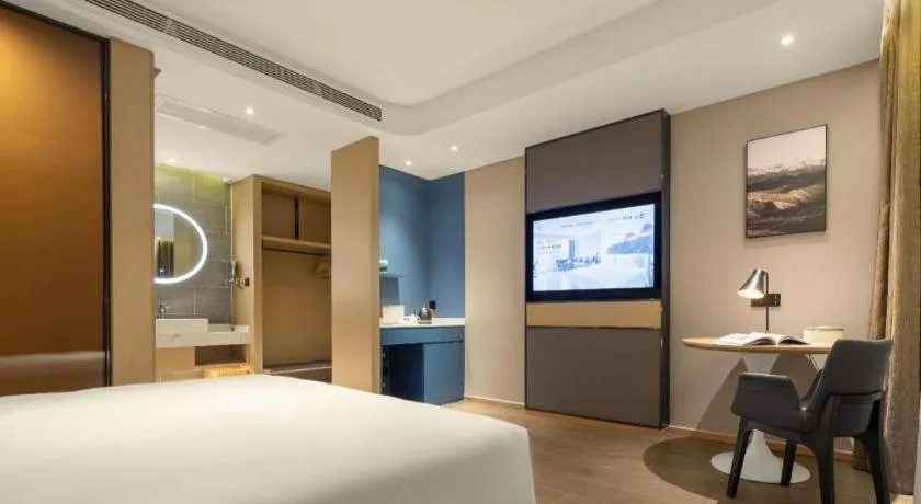 Bed in Atour Hotel Taiyuan Inner Ring