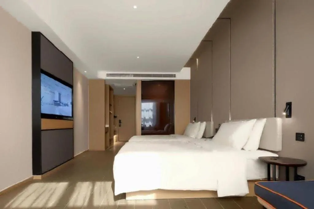 Bed in Atour Hotel Taiyuan Inner Ring