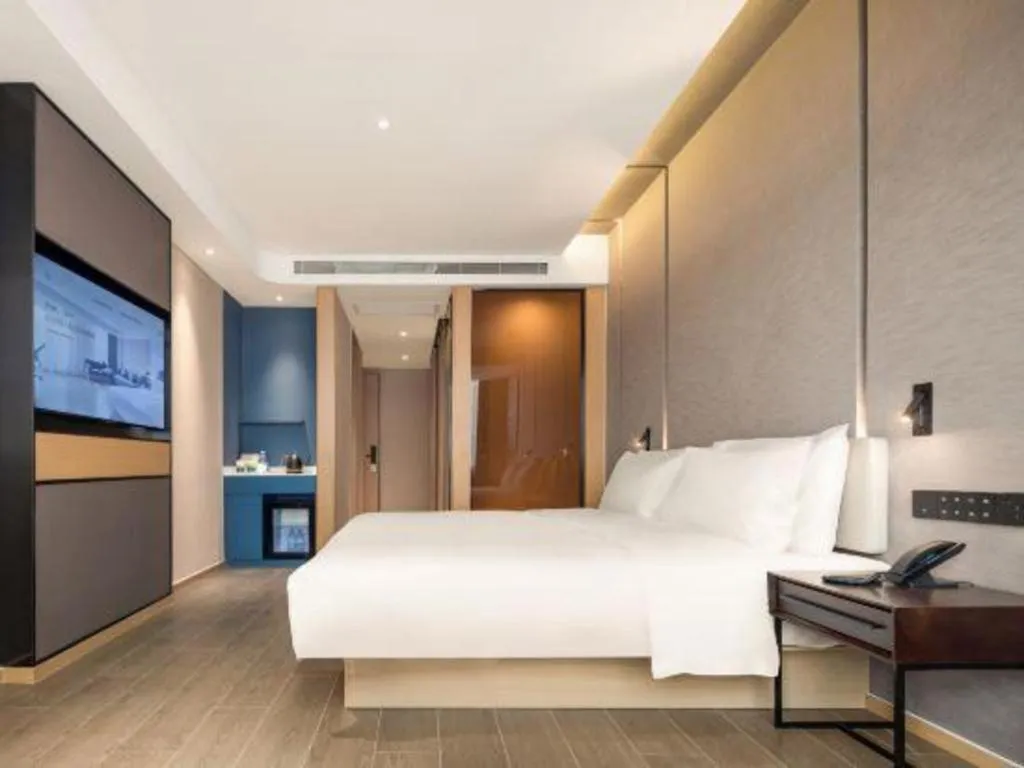 Bed in Atour Hotel Taiyuan Inner Ring