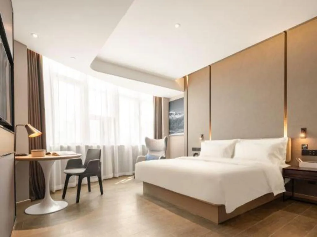 Bed in Atour Hotel Taiyuan Inner Ring