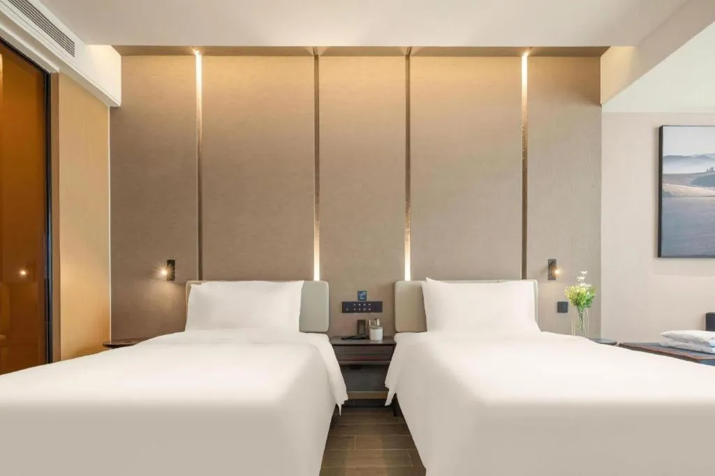 Bed in Atour Hotel Taiyuan Inner Ring