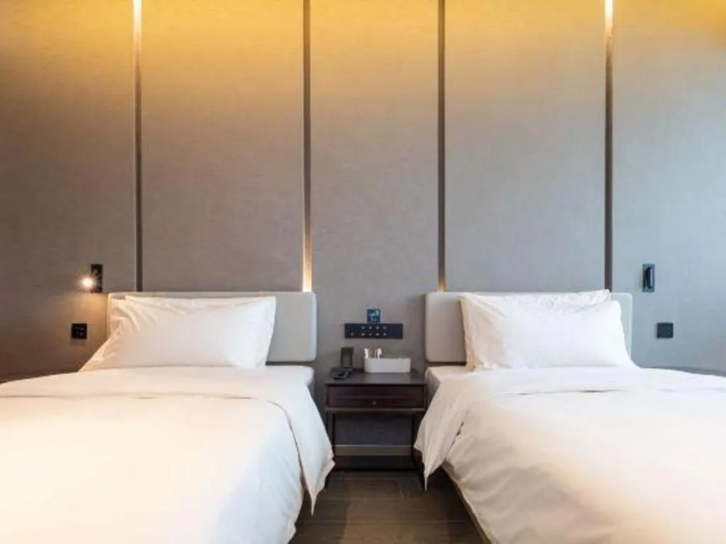 Bed in Atour Hotel Taiyuan Inner Ring