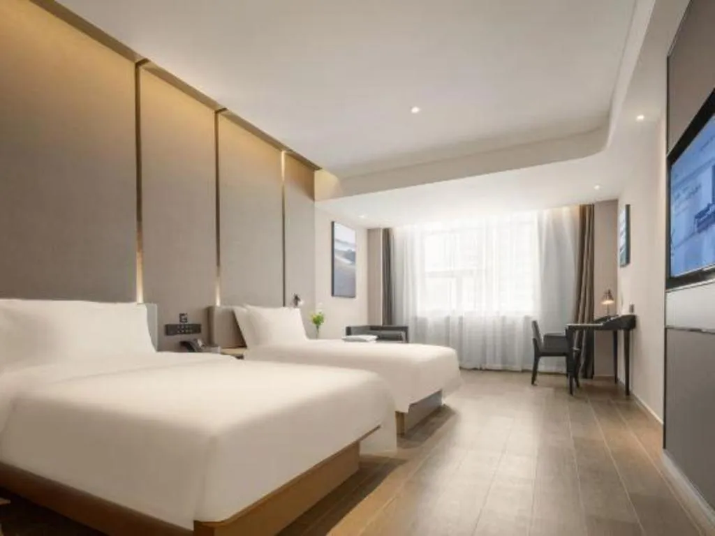 Bed in Atour Hotel Taiyuan Inner Ring