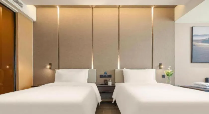 Bed in Atour Hotel Taiyuan Inner Ring