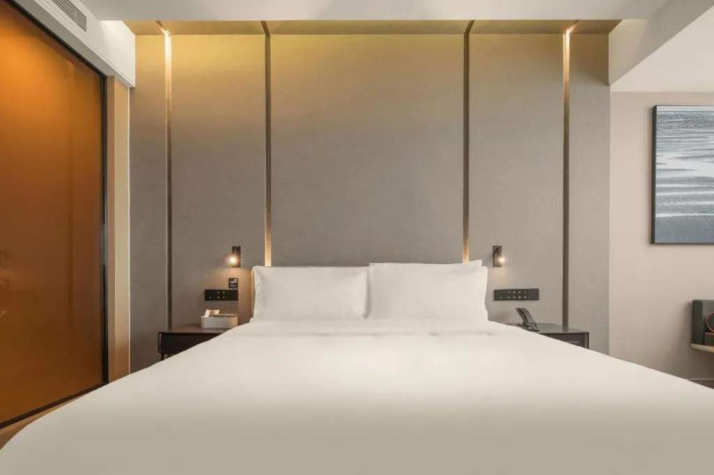 Bed in Atour Hotel Taiyuan Inner Ring