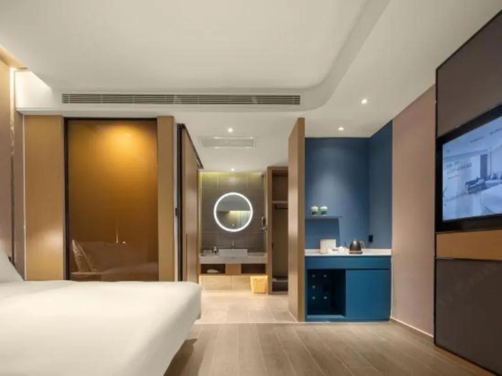 Bed in Atour Hotel Taiyuan Inner Ring