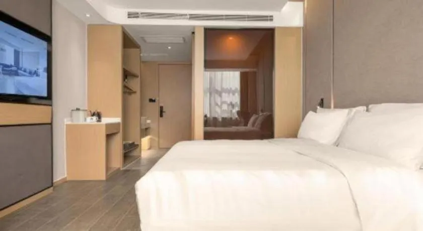 Bed in Atour Hotel Taiyuan Inner Ring