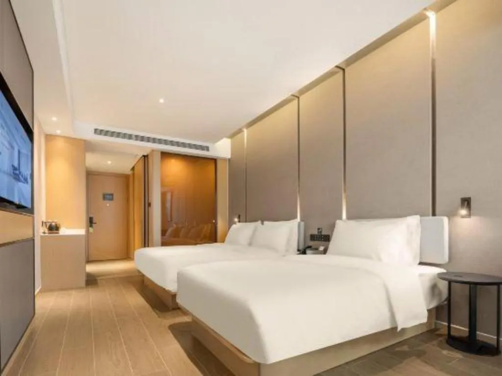 Bed in Atour Hotel Taiyuan Inner Ring