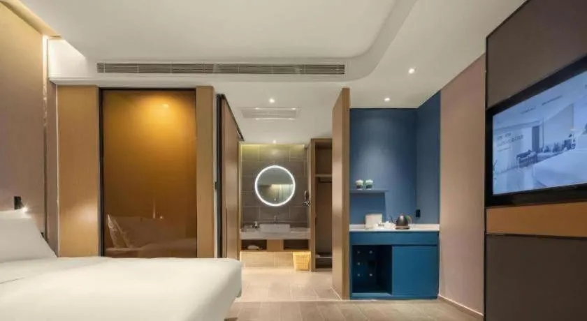 Bed in Atour Hotel Taiyuan Inner Ring