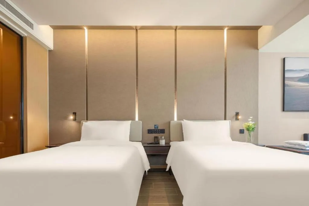 Bed in Atour Hotel Taiyuan Inner Ring