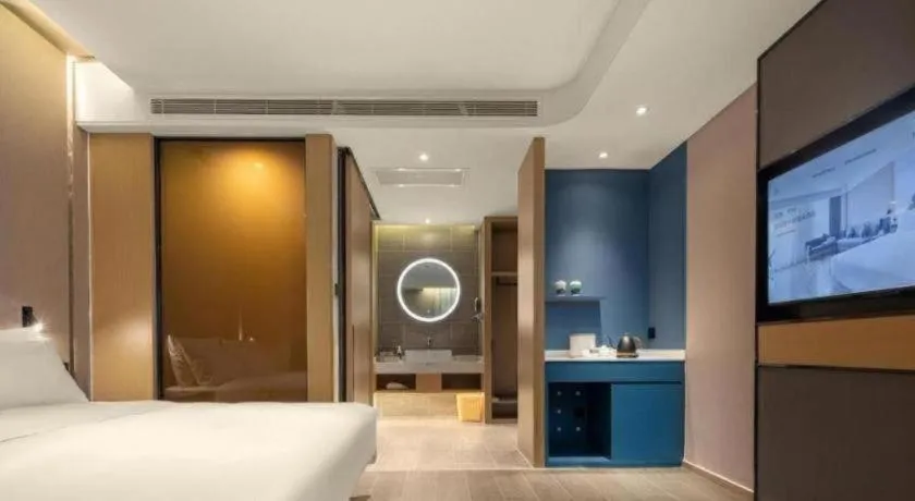 Bed in Atour Hotel Taiyuan Inner Ring