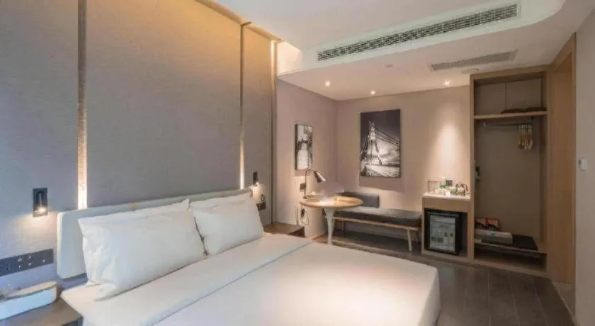 Bed in Atour Hotel Taiyuan Inner Ring