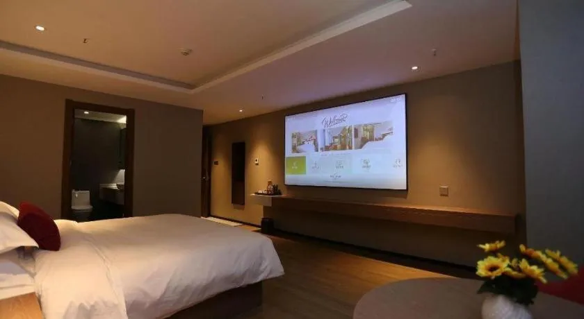 Bed in Borrman Hotel Wuhan Yellow Crane Tower Fuxing Road Metro Station