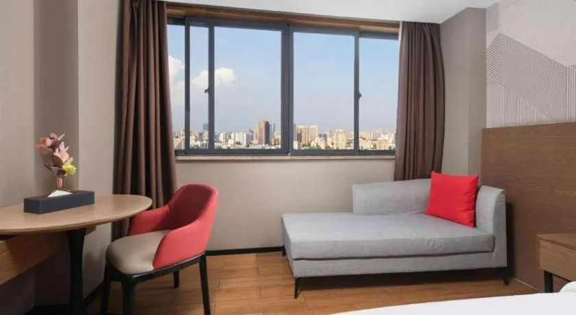 Bed in Borrman Hotel Wuhan Yellow Crane Tower Fuxing Road Metro Station