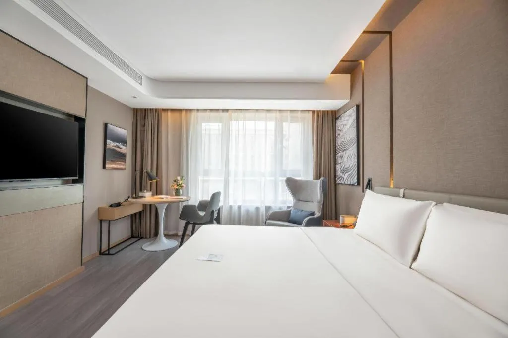 Bed in Atour Hotel Urumqi Municipal Government Nanhu People's Square