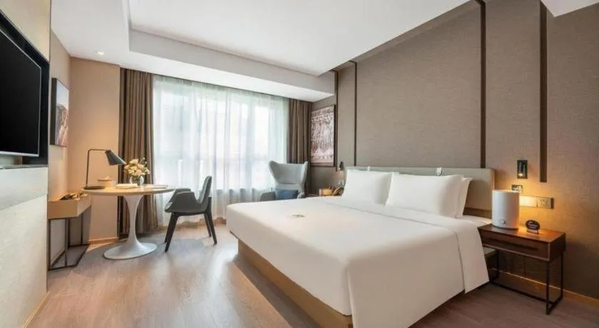 Bed in Atour Hotel Urumqi Municipal Government Nanhu People's Square