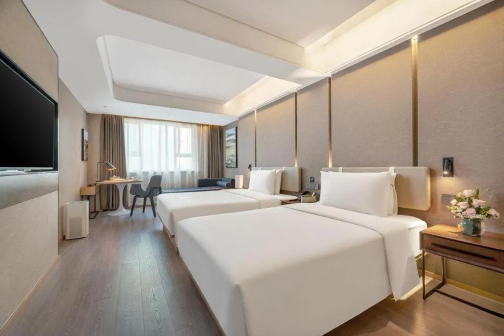 Bed in Atour Hotel Urumqi Municipal Government Nanhu People's Square