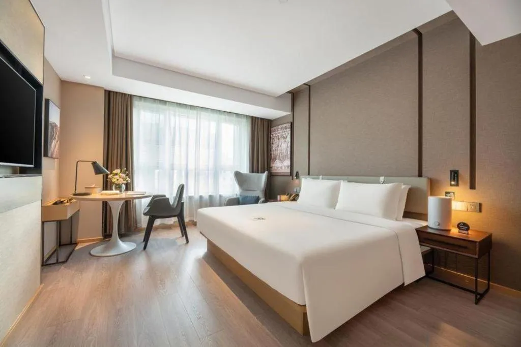 Bed in Atour Hotel Urumqi Municipal Government Nanhu People's Square