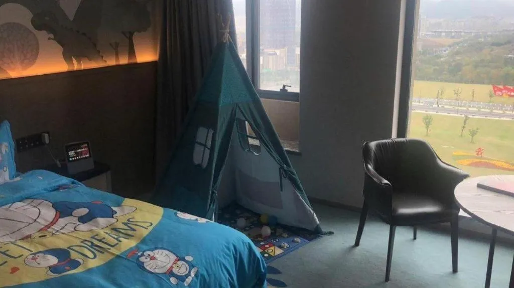 Bed in Yinhu Junyi Hotel（Wildlife Park）