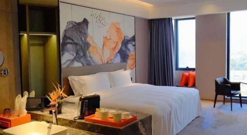 Bed in Yinhu Junyi Hotel（Wildlife Park）