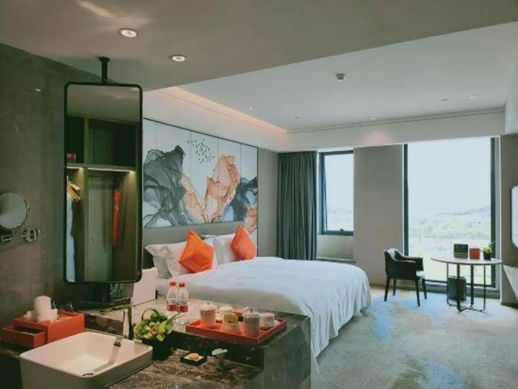 Bed in Yinhu Junyi Hotel（Wildlife Park）