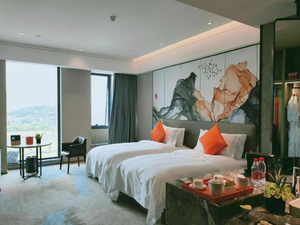 Bed in Yinhu Junyi Hotel（Wildlife Park）