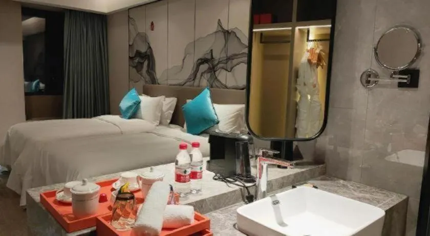 Bed in Yinhu Junyi Hotel（Wildlife Park）