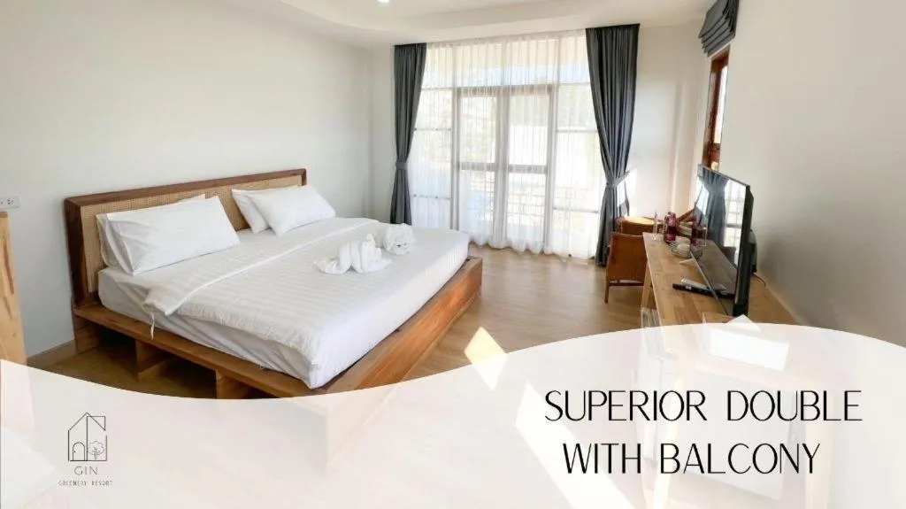 Bed in Gin's Greenery Resort