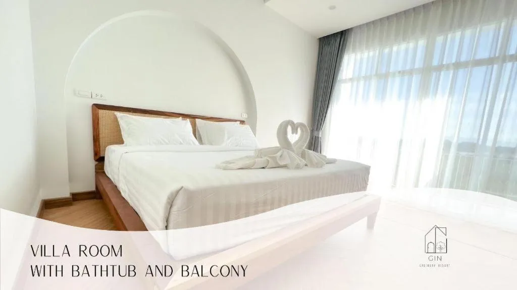 Bed in Gin's Greenery Resort