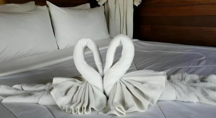 Bed in Gin's Greenery Resort