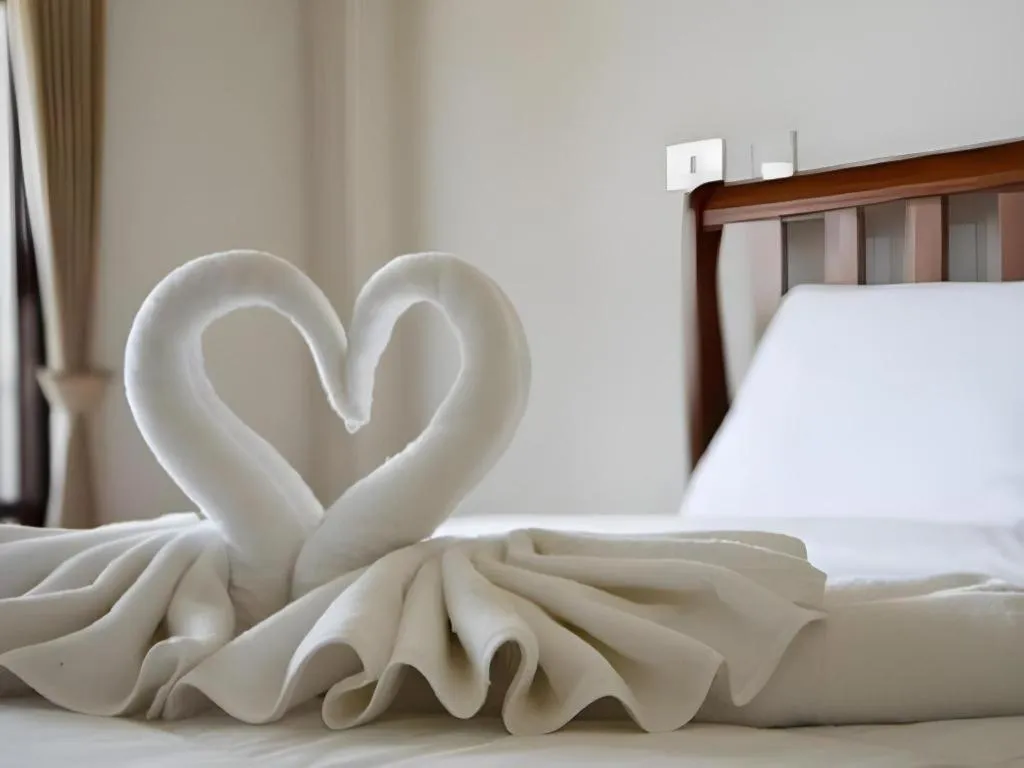 Bed in Gin's Greenery Resort