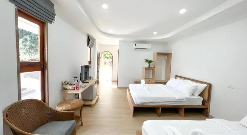 Bed in Gin's Greenery Resort