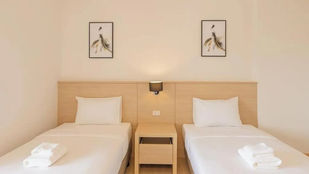 Bed in B2 Map Ta Phut Boutique & Budget Hotel