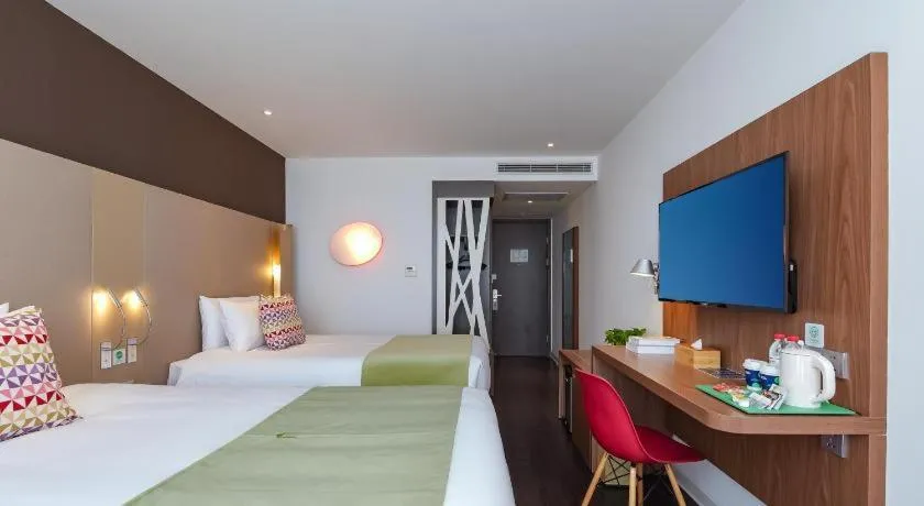 Bed in Campanile Hotel Suzhou Dushu Lake Tongyuan Road South Metro Station