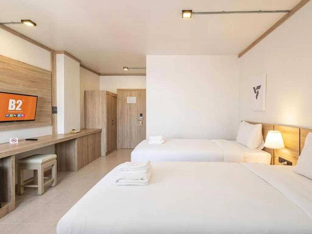 Bed in B2 Phitsanulok Boutique & Budget Hotel