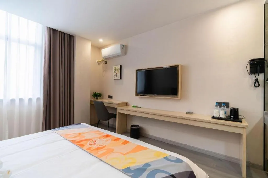 Bed in Shell Hotel Wuxi Huishan District Chang'an Town