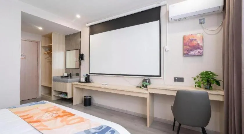 Bed in Shell Hotel Wuxi Huishan District Chang'an Town