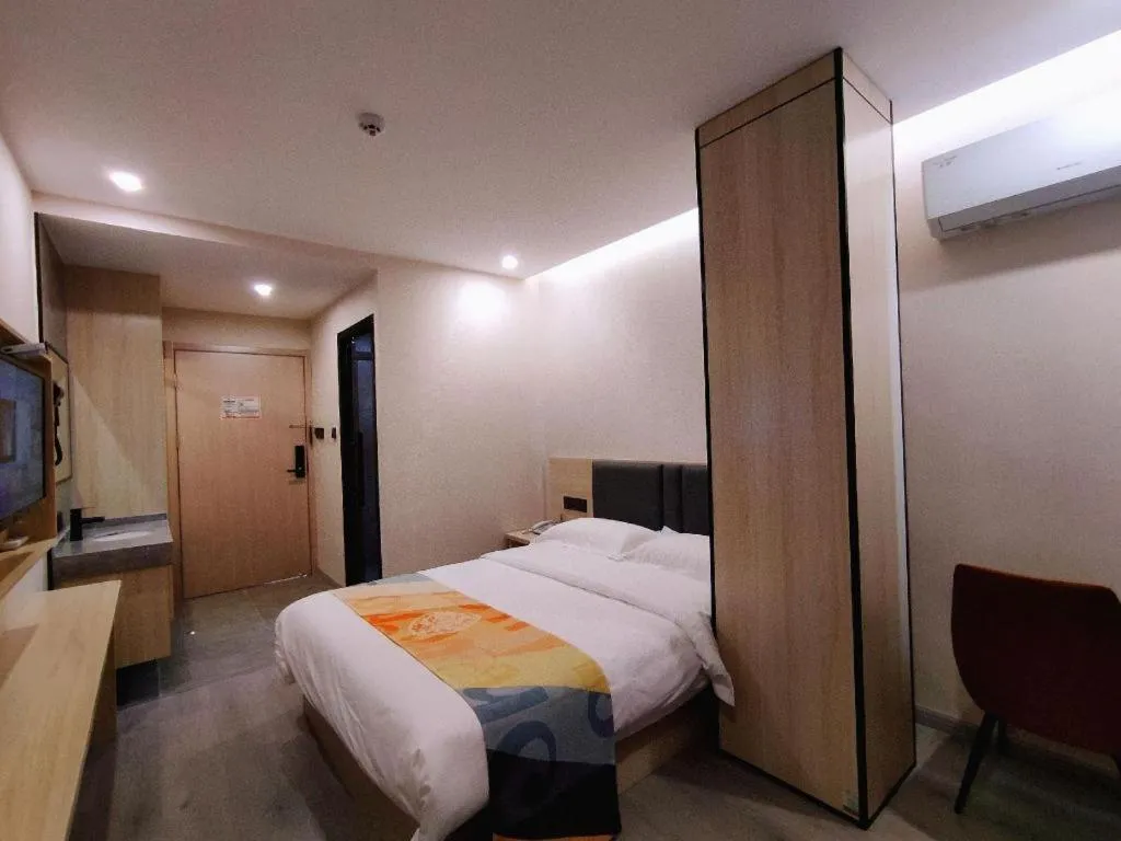 Bed in Shell Hotel Wuxi Huishan District Chang'an Town