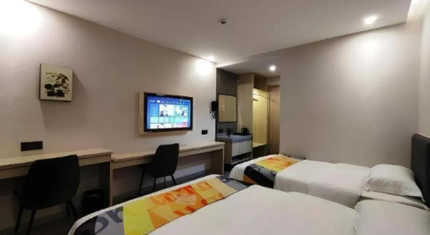 Bed in Shell Hotel Wuxi Huishan District Chang'an Town