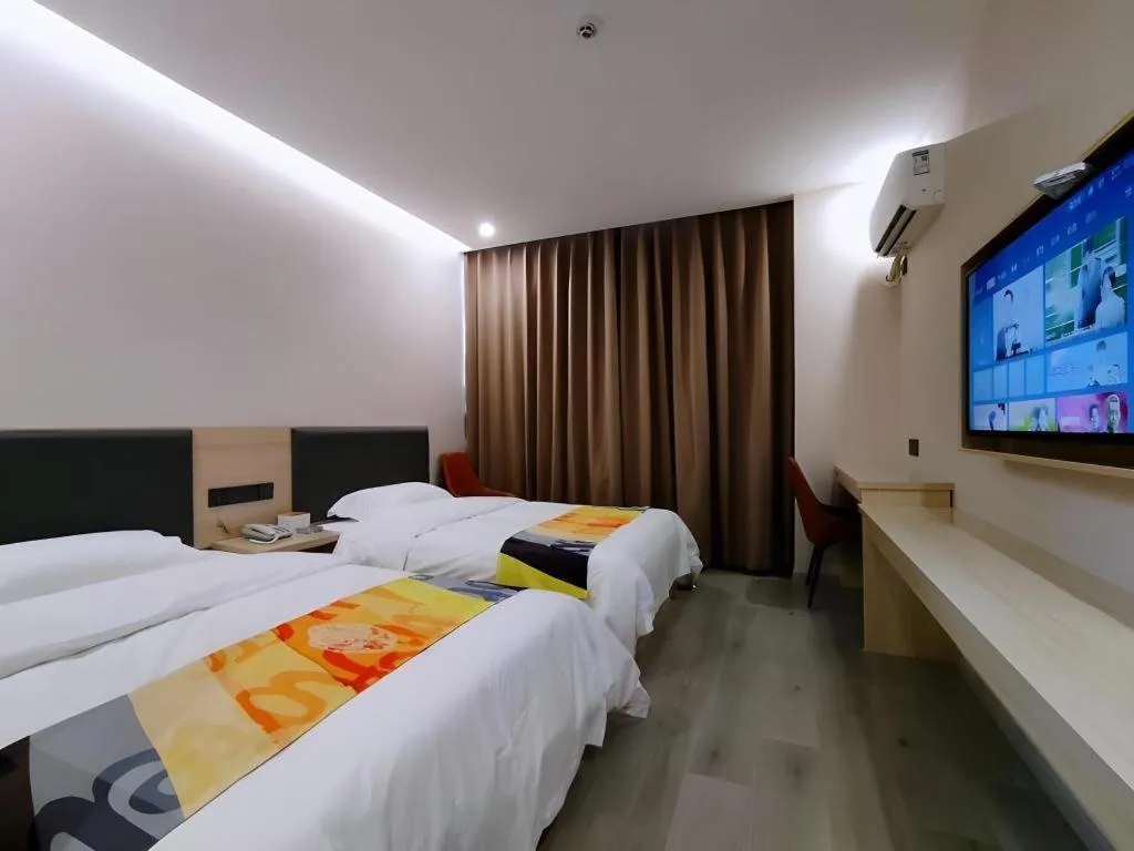 Bed in Shell Hotel Wuxi Huishan District Chang'an Town