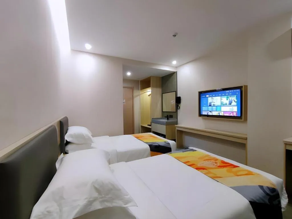 Bed in Shell Hotel Wuxi Huishan District Chang'an Town