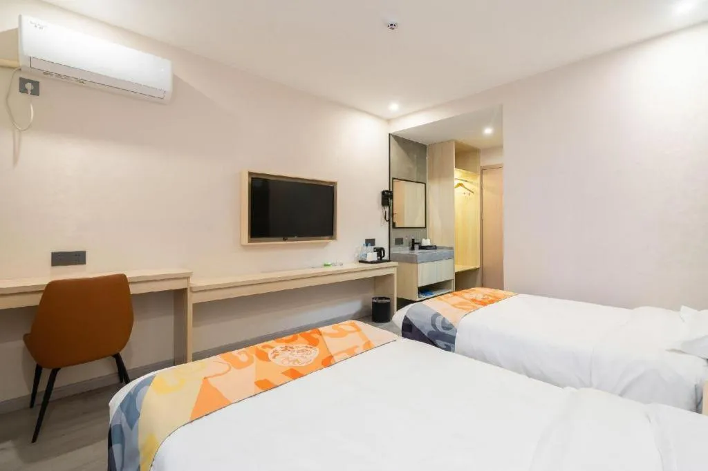 Bed in Shell Hotel Wuxi Huishan District Chang'an Town