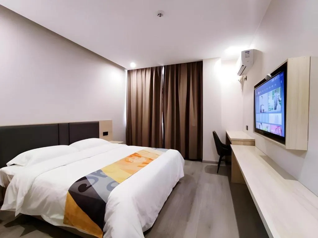 Bed in Shell Hotel Wuxi Huishan District Chang'an Town