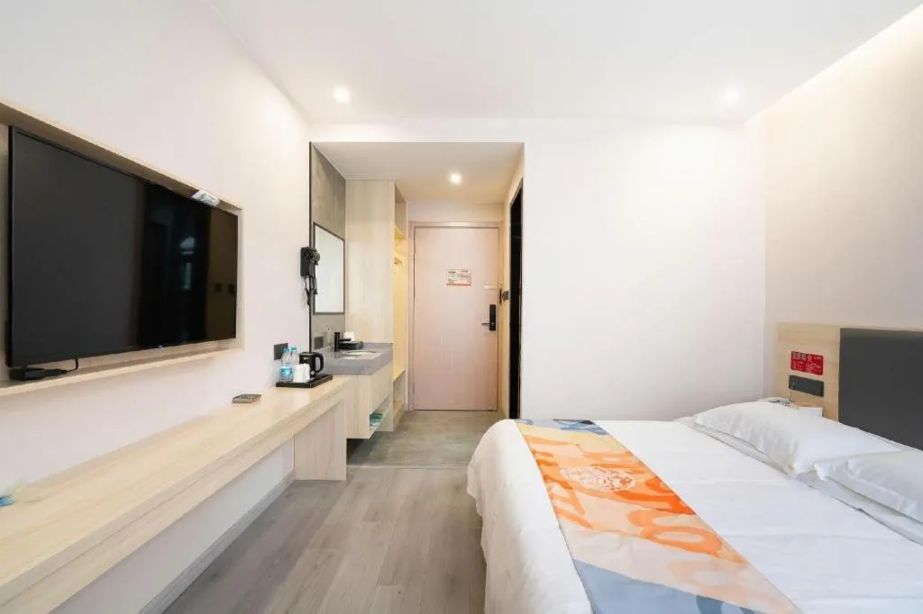 Bed in Shell Hotel Wuxi Huishan District Chang'an Town