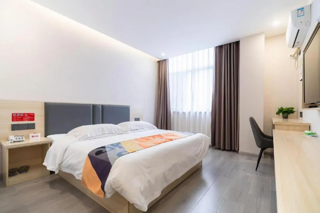 Bed in Shell Hotel Wuxi Huishan District Chang'an Town