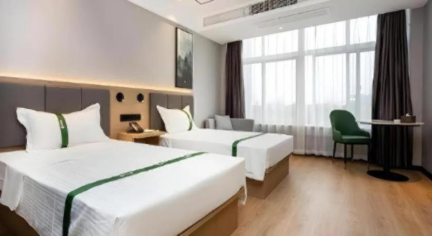 Bed in GreenTree Inn Express Bengbu Mohekou Town