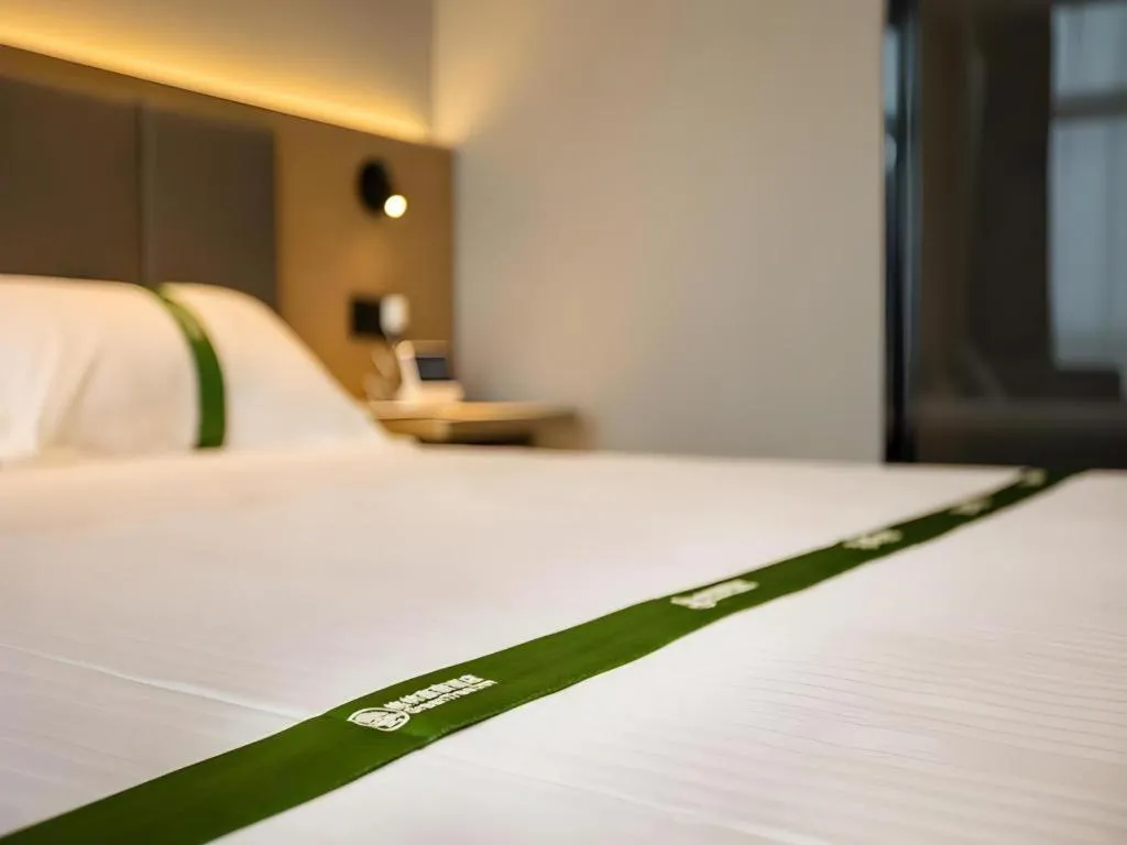 Bed in GreenTree Inn Express Bengbu Mohekou Town