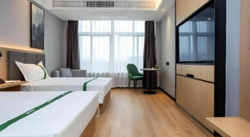 Bed in GreenTree Inn Express Bengbu Mohekou Town