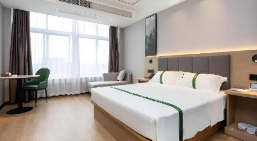 Bed in GreenTree Inn Express Bengbu Mohekou Town