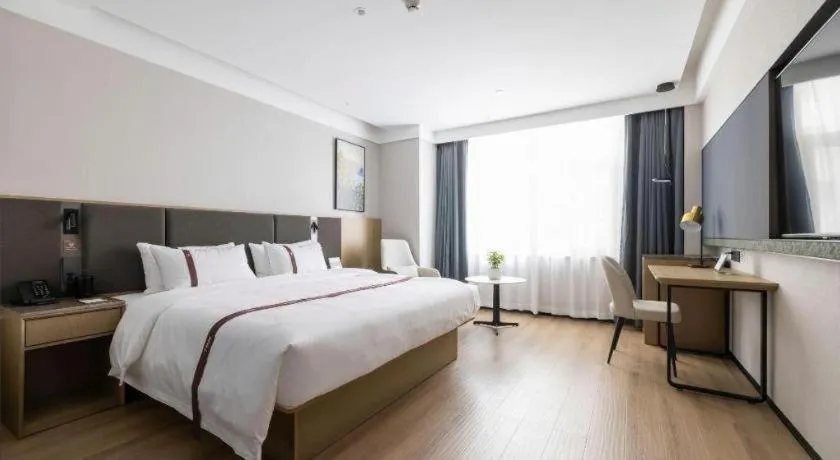 Bed in GYA Hotel Taiyuan Jinyang Street Grand Shanxi Hospital